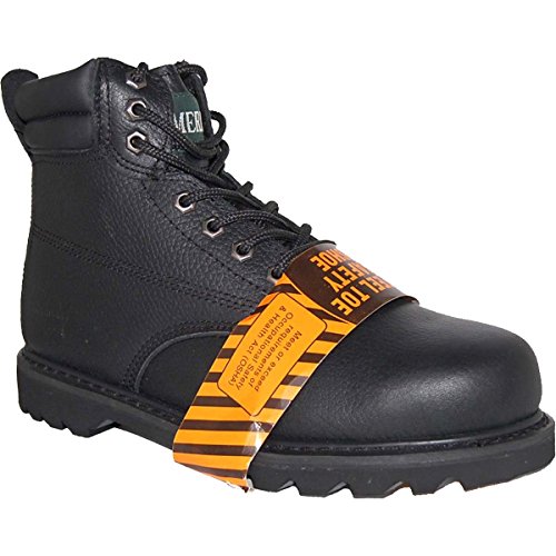 SAFETY STEEL TOE Men's Leather Work Boot (14D US)