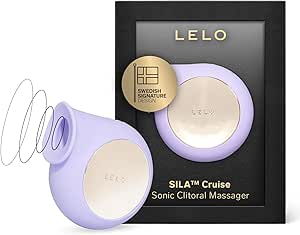 LELO SILA Cruise Suction Vibrator, Clit Sucking Toy for Woman, Clitoris Stimulator with Waterproof Design, Suction Sex Toy with 8 Vibrations Settings For Limitless Pleasure, Lilac