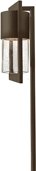 Hinkley 1547KZ Landscape Shelter Add Safety and Security to Walkways Ultra-Durable Path, 12-Volt, Aluminum Finish, 18w T-5 Light Bulb Include, 4.63 in. W x 22.5 in. H, Buckeye Bronze
