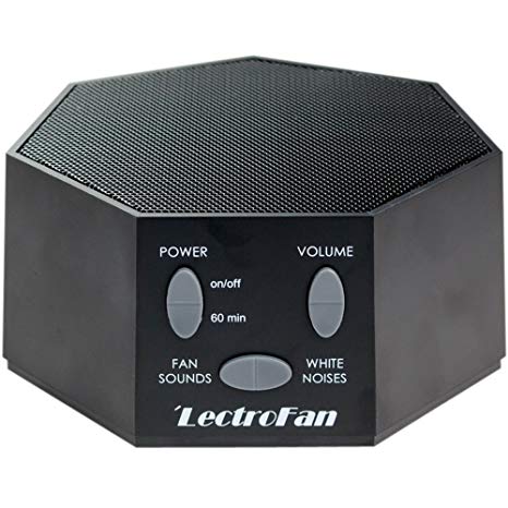 LectroFan High Fidelity White Noise Machine with 20 Unique Non-Looping Fan and White Noise Sounds and Sleep Timer, Global Power Edition