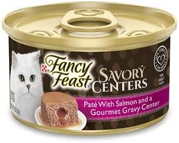 Fancy Feast 12-Pack Cans Savory Centers Salmon Canned Cat Food (12-3 OZ CANS)