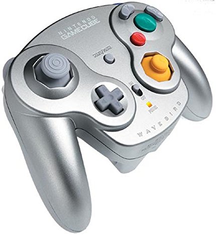 Gamecube Wavebird Wireless Controller - Platinum