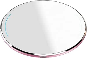 TOZO 2024 Upgraded Wireless Charger 15W Max Fast Wireless Charging Pad Compatible with iPhone 16/16 Plus/16 Pro Max /15/14/13/SE/12 Series, Samsung Galaxy S24/S23/S22 Series (No AC Adapter), Rose Red