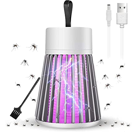 Flowtron Indoor Insect Trap: Eco-Friendly Electronic UV LED Mosquito Killer for Bug, Fruit Fly, Gnat, Trap Lamp, UV Light Lamp, Trap Flying Bugs -Child Safe, Non-Toxic (White)