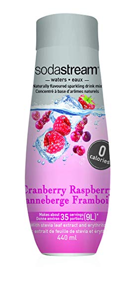 SodaStream Cranberry Raspberry Zero Calorie Syrup, 14.8 Fluid Ounce