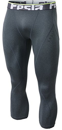 Tesla Men's Thermal Wintergear Compression Baselayer 3/4 Capri / Pants Leggings Tights YUP33 / YUC32 / P33 / P21