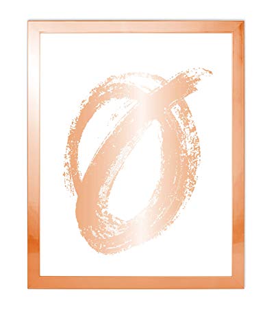 EDGEWOOD Parkwood Wood Real Glass Flat Picture Frame for Wall or Tabletop Photo [NO MAT], 16x20, Rose Gold