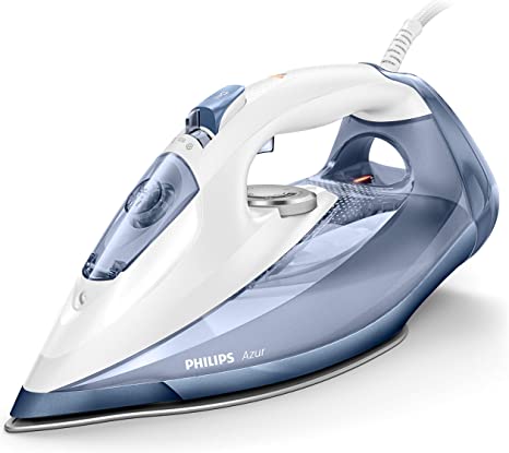 Philips Azur Pro GC4902/20 – Iron Steam Clothing, 2800 W, Steam Bump 220 g, Continuous Steam Glide Elite Sole, Built-in Anti-Limescale, Auto Shutoff, Blue