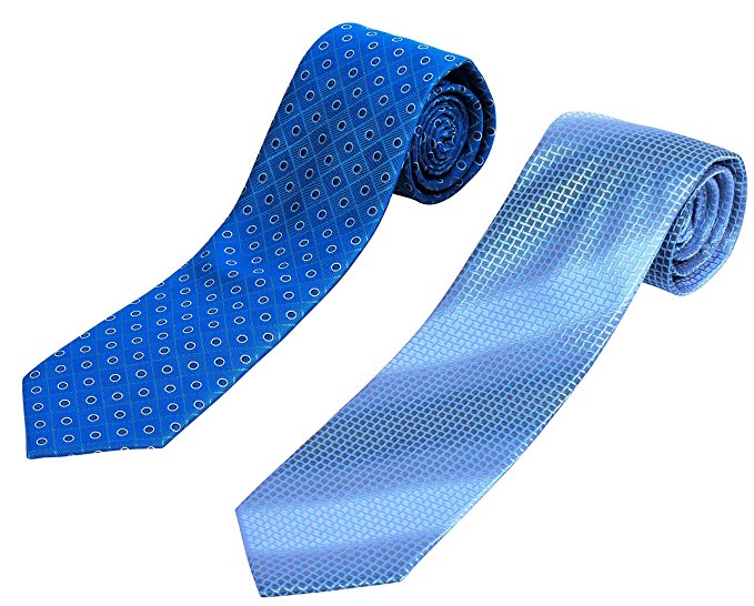 Set of 2 Neckties by Mens Collections- Multiple Ties Variations to Chose From!