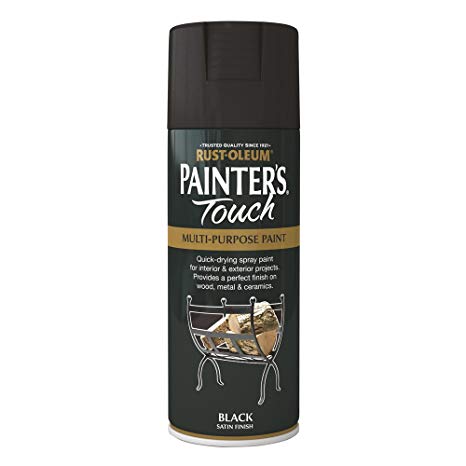 Rust-Oleum 400ml Painter's Touch Spray Paint - Satin Black