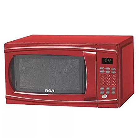 RCA RMW1112-RED Red Countertop Microwave (1.1 Cu Ft, 1000 Watts)