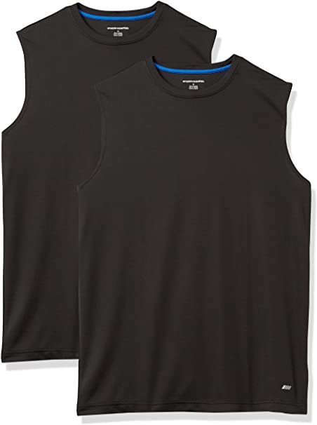 Amazon Essentials Mens 2-Pack Performance Pintec Muscle Tank