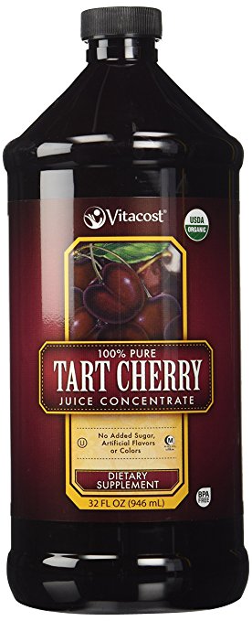 Vitacost 100% Pure Organic Tart Cherry Juice Concentrate -- 32 fl oz
