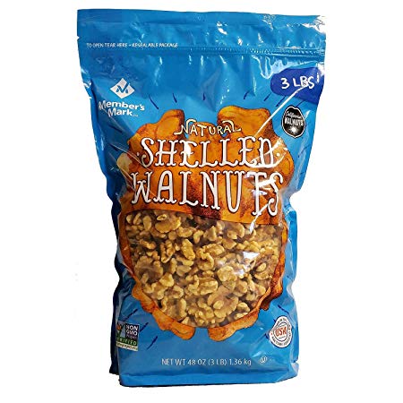 An Item of Member's Mark Natural Shelled Walnuts (3 lbs.) - Pack of 1 - Bulk Disc