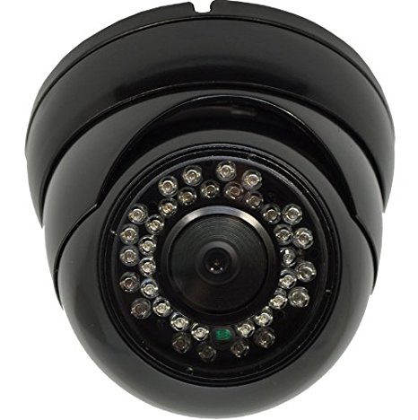 Vonnic VCD5051B Outdoor Night Vision Dome Video Camera (Black)
