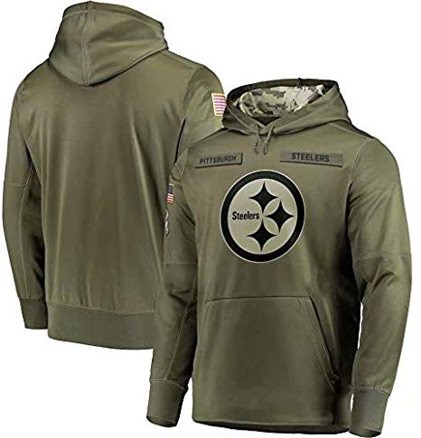 Dunbrooke Apparel Pittsburgh Steelers Salute to Service Hoodie Camo for Men Women Youth