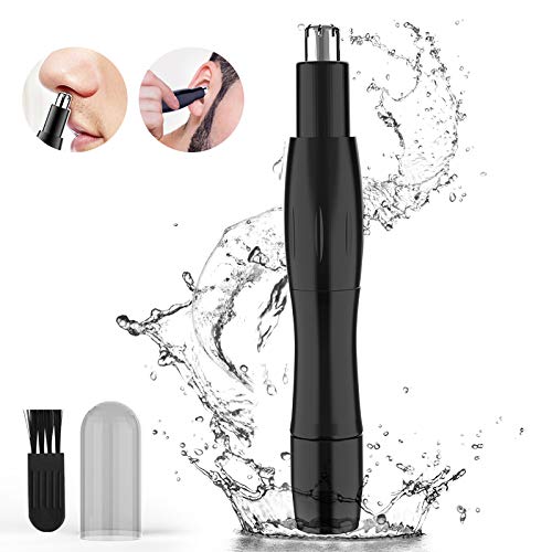 Nose Hair Trimmer, iFanze Electric Nose & Ear Hair Trimmer - Painless Nose Hair Clipper with Stainless Steel Rotation Blades - Perfect Nose Trimmer for Men and Women