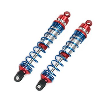 Atomik RC Alloy Rear Ultra Shocks, Red fits the Traxxas 1/10 Slash 4X4 and Other Traxxas Models - Replaces Traxxas Part 3762A