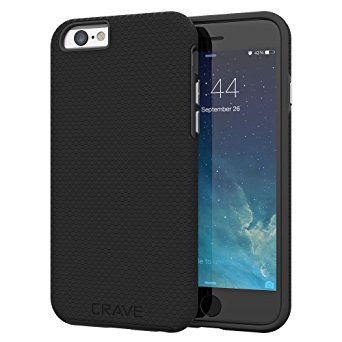 iPhone 6S Case, iPhone 6 Case, Crave Dual Guard Protection Series Case for iPhone 6 6s (4.7 Inch) - Black