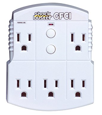Tower Manufacturing 30339015 15 and GFCI 5-Outlet Adapter