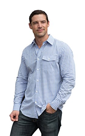 Clickbait Clothing Best Shirt Ever - Stainproof, Waterproof, Sweat-Wicking Men's Button Down Long Sleeve