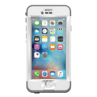 Lifeproof NÜÜD SERIES iPhone 6s Plus ONLY Waterproof Case (5.5" Version) - Retail Packaging - AVALANCHE (BRIGHT WHITE/COOL GREY)