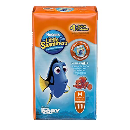 Huggies Little Swimmers Disposable Swimpants, Medium, Pack/11 Disney Character may be different