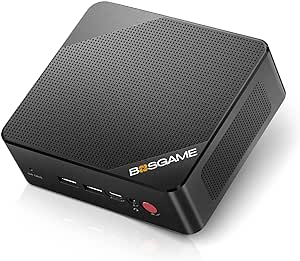 BOSGAME P1 Gaming Mini PC Ryzen 7 5700U 32GB RAM 1TB NVMe M.2 2280 SSD Windows 11 Pro Mini Computers, Micro PC 4K 60Hz Triple Display, HDMI*2 Type-C, WiFi 6E, BT5.2, PD3.0, HomeAssitant