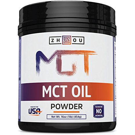 MCT Oil Powder - The Keto Friendly Fat for Sustained Energy and Appetite Control - Zero Net Carbs and Easy on Your Stomach - Ketogenic Supplement Perfect for Coffee Creamer, Smoothies, Shakes & More!