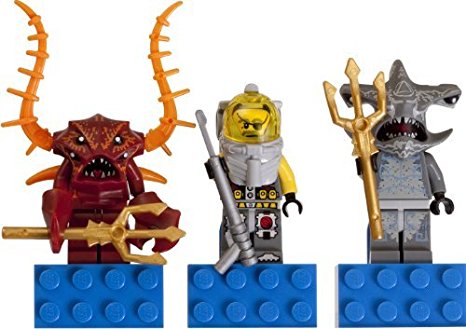 LEGO Atlantis magnet set [Lobster Guardian, Ace Speedman captain, hammer head guardian] / LEGO Atlantis Magnet Set: Lobster Guardian, Captain Ace Speedman and Hammerhead Guardian 853087 [domestic distribution regular article] (japan import)