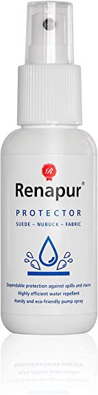 Renapur Suede & Fabric Protector 100ml - Waterproof and Protect Suede, Nubuck, Fabric, Cotton, Shoes, Trainers, Boots and More