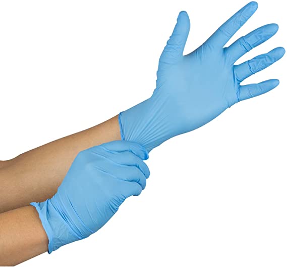 Karat Nitrile Powder-Free Gloves (Blue) - Large - 100 ct