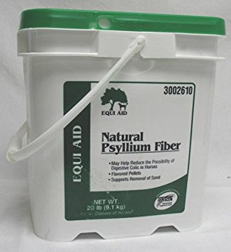 Equi Aid Natural Psyllium Fiber Pellets Digestive Aid for Horse