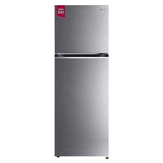 LG 343 L 3 Star Frost-Free Smart Inverter Double Door Refrigerator (2023 Model, GL-S382SDSX, Dazzle Steel, Convertible with Express Freeze)