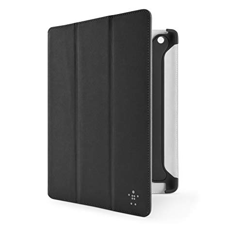 Belkin Pro Color Duo Tri-Fold Folio Case/Cover with Stand for the Apple iPad 3 with Retina Display (4th Generation) & iPad 3 and iPad 2 (Black)