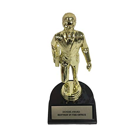 Hottest In The Office Dundie Award Trophy Dundee Dunder Mifflin Gift Ryan Howard