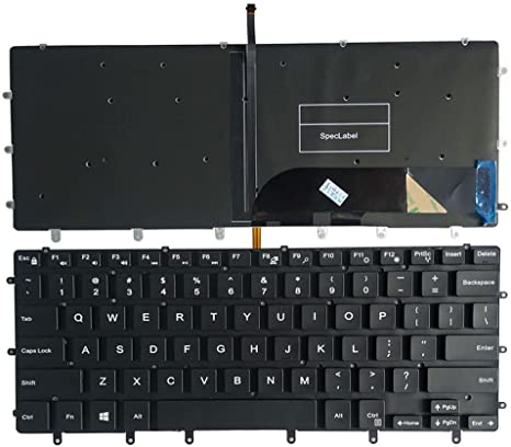 New Laptop Replacement Keyboard for Dell XPS 15 9550 N7547 N7548 9560 0GDT9F PK131BG2A00 US Layout