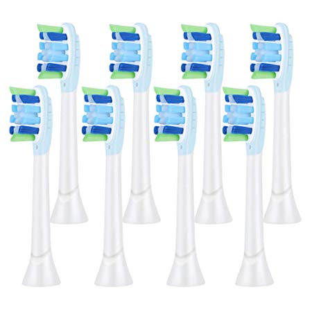 Premium Replacement Brush Heads for Philips Sonicare ProtectiveClean 4300, Fit DiamondClean HealthyWhite and More Electric Toothbrush, AdaptiveClean Plaque Defence Head HX9044 by HSYTEK