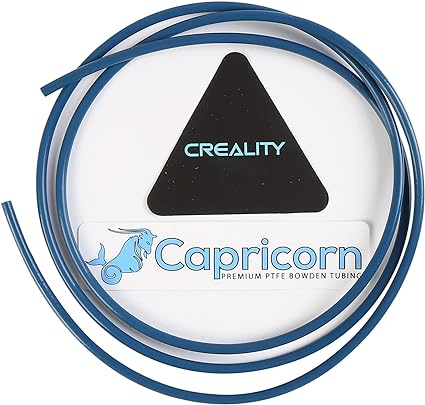 Creality Capricorn Teflon Tube 1M, 3D Printer PTFE Bowden Tubing for 1.75mm Filament Ender 3/Ender 3 V2/Ender 3 Pro/Ender 3 Neo/3 V2 Neo/Ender 3 Max/Ender 5/Ender 5 Pro/Ender 5 Series/CR 10/CR-6 Serie