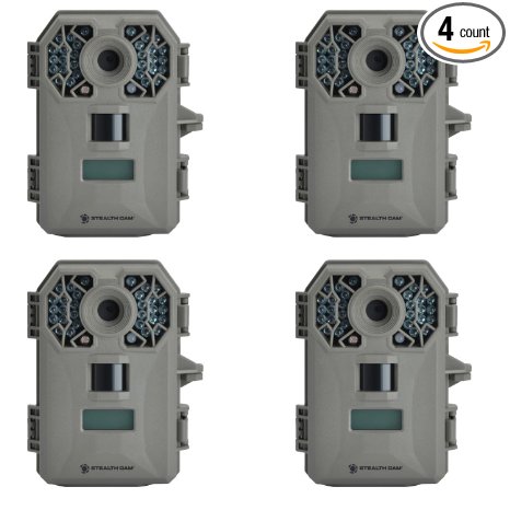 (4) Stealth Cam G30 TRIAD Technology Equipped Digital Trail Game Camera 8MP | STC-G30