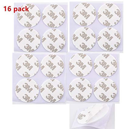 16 Pack Adhesive Stickers Compatible with Pop Phone Stand and Grip,Removable Sticky Adhesive Stickers Pads Compatible with Pop Cell Phone Stand Mount Holder Socke (16 Pack)