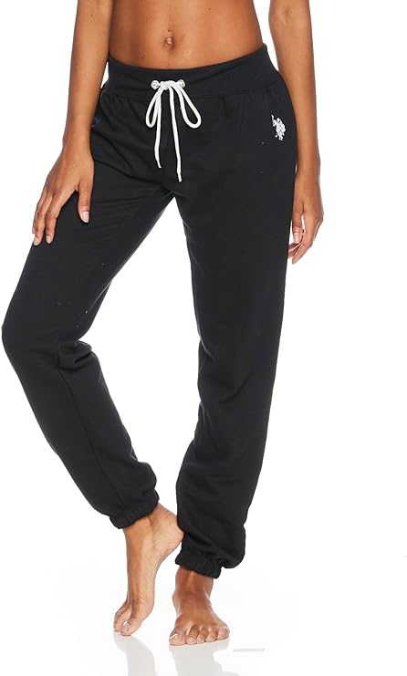 U.S. Polo Assn. Womens Sweatpants, French Terry Sweat Pants, Breathable and Comfortable Joggers for Women