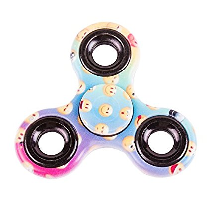 Fidget Spinner 360 Spinner Helps Focusing Fidget Toy Tri-Spinner EDC Focus Toy for Kids & Adults - Best Stress Reducer Relieves ADHD Anxiety Boredom Metal Bearing