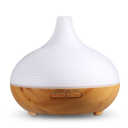 Essential Oil Diffuser, WinTech Ultrasonic Aromatherapy Oil Diffuser Cool Mist Aroma Humidifier With Color LED Lights Changing for Home, Yoga, Office, Spa, Bedroom,Baby Room