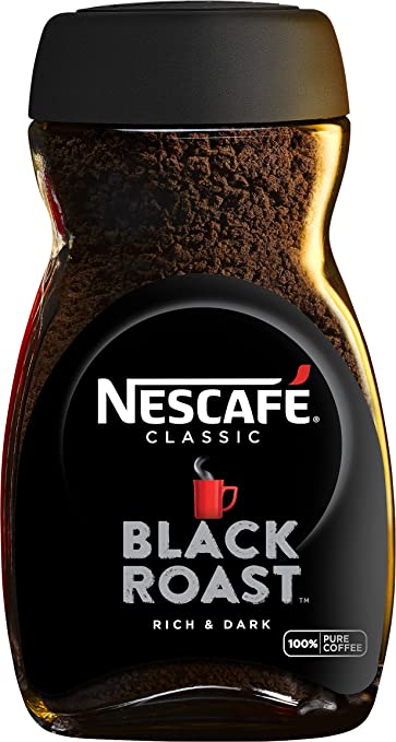 NESCAFÉ Classic Black Roast Instant Coffee, Rich & Dark - 100g Dawn Jar | 100% Pure Soluble Coffee Powder