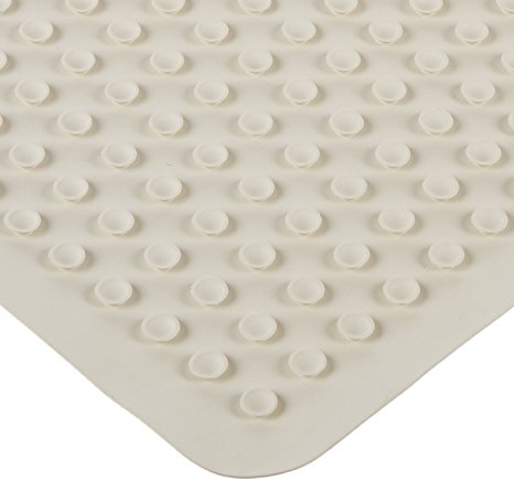 Non Slip Antibacterial Bath Mat (2-Pack) - High Quality Natural, Organic Indian Rubber| PBA/ PVC/ Latex-FREE| 16"x28" By LiBa - Item is For Bath Mats Only