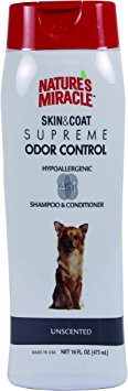 Nature's Miracle Supreme Odor Control Hypoallergenic Dog Shampoo & Conditioner