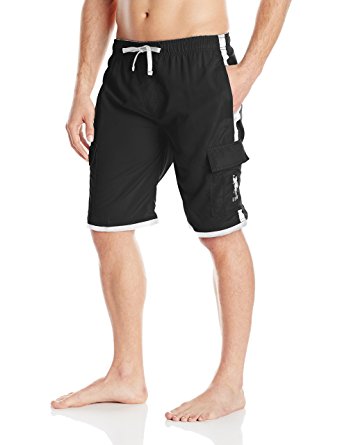 U.S. Polo Assn. Men's Side-Stripe Cargo Short with Pony Logo