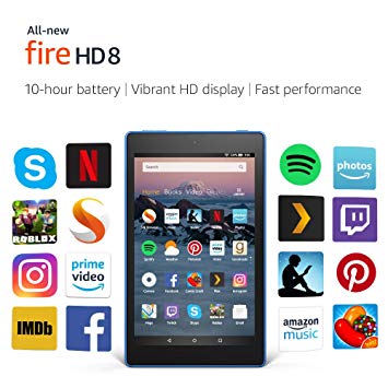 All-New Fire HD 8 Tablet | 8" HD Display, 16 GB, Marine Blue