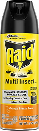 Raid Multi Insect Killer, Orange Breeze, 15 OZ (Pack - 1)